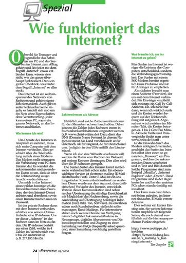 Perspektive 2004 03 wie funktioniert das internet