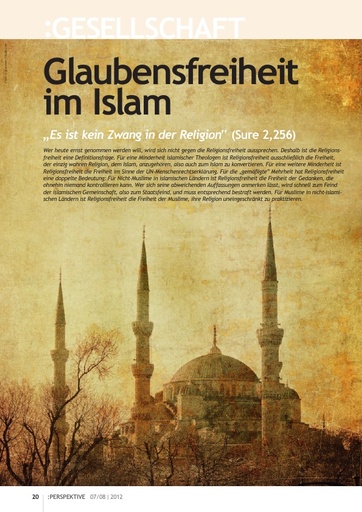 Perspektive 2012 07 glaubensfreiheit im islam