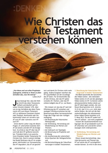 Perspektive 2012 03 wie christen das alte testament verstehen koennen